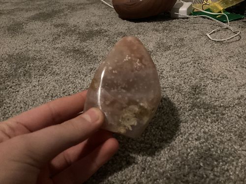 Customer photo review of Mini Flower Agate Freeforms