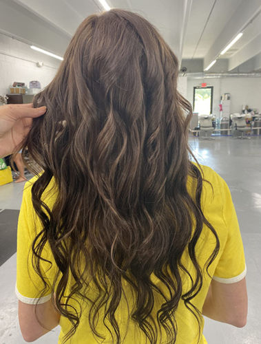 Customer photo review of New Style Genius Wefts Thin and Soft No shedding Brown Color