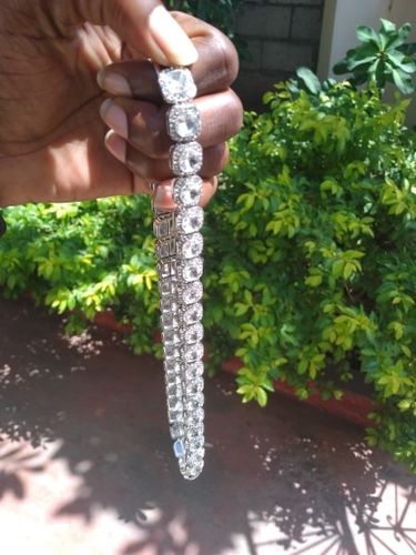 Customer photo review of 10MM Clustered Tennis