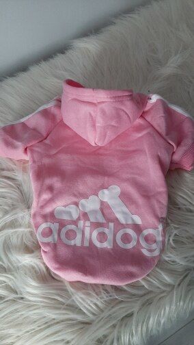 Customer photo review of Felpa "Adidog" Rosa
