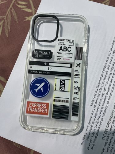Customer photo review of Travel Cut-Out iPhone Case