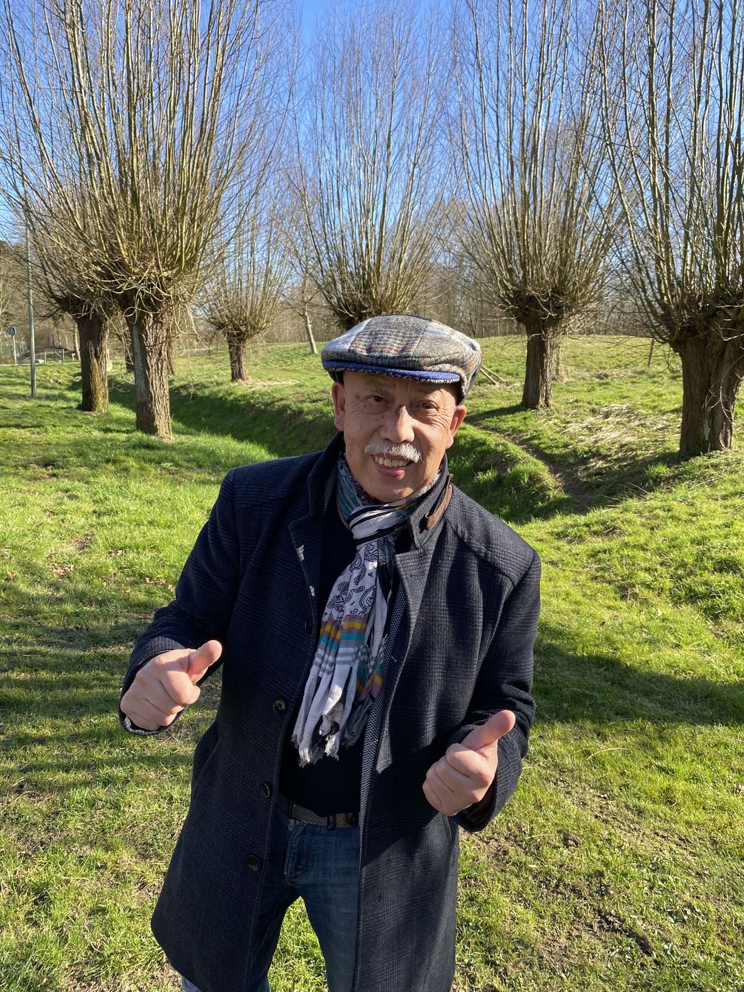 Customer photo review of Vintage Cap Patchwork Tweed