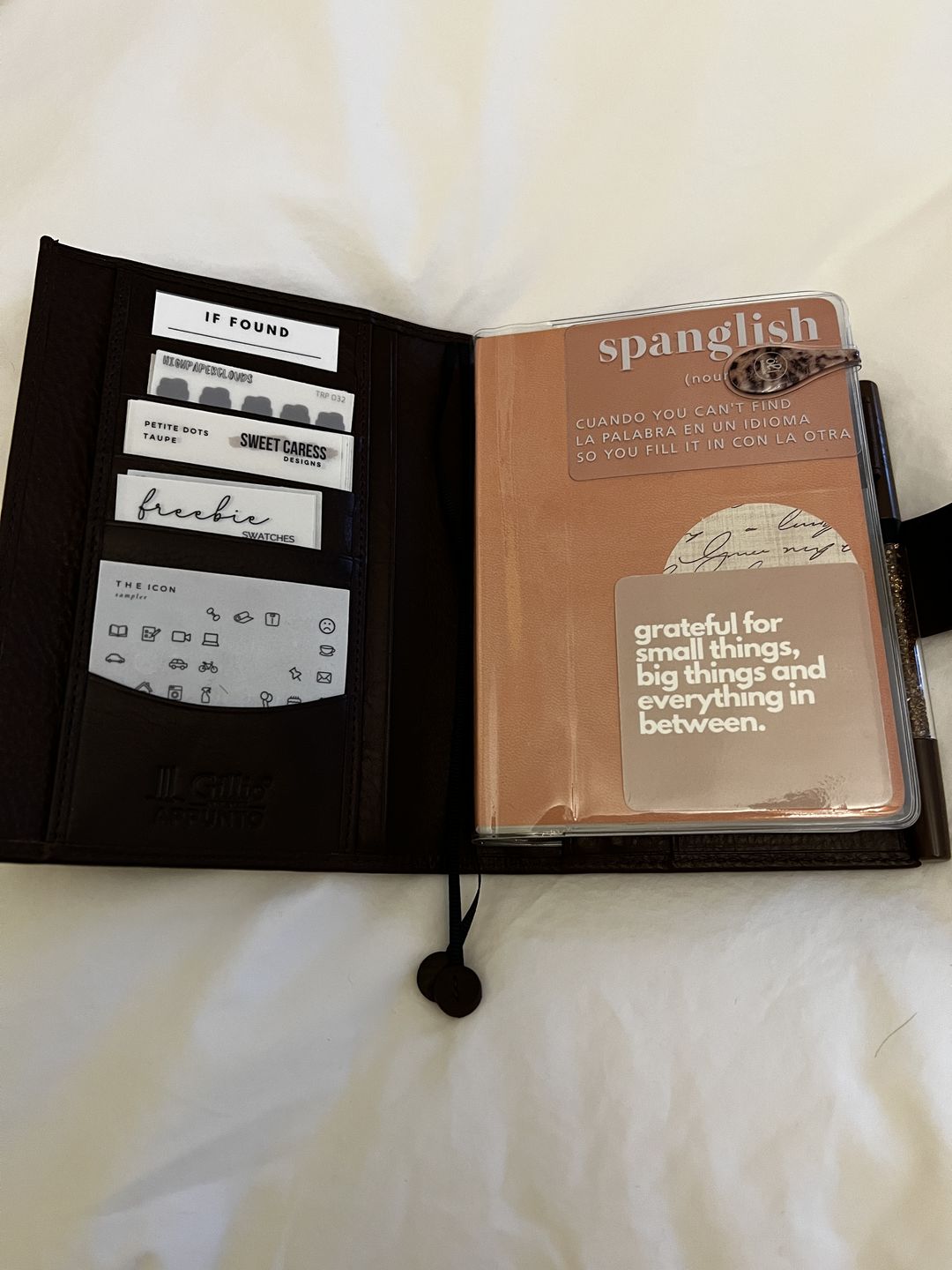 Customer photo review of A6 2022 Weekly Planner - 52gsm Tomoe River Paper
