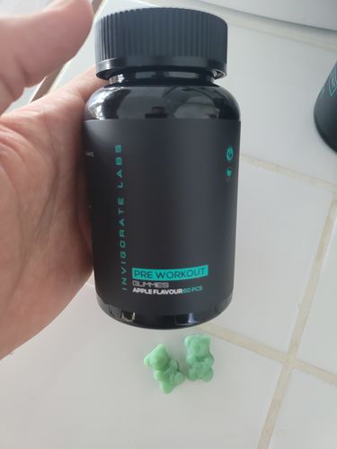 Customer photo review of PRE-WORKOUT GUMMY