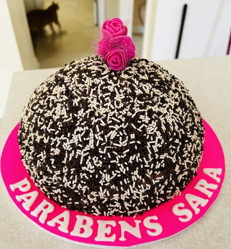 Customer photo review of Strawberry Flavored Dessert Mix 100g (3.5oz)