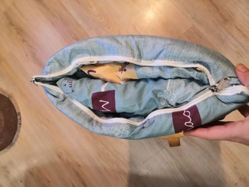 Customer photo review of 2-in-1 Pillow Travel Blanket