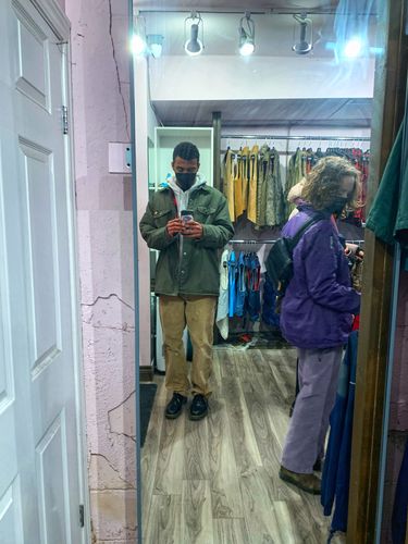 Customer photo review of Dickies Distressed Carpenter Work Pants Size 34 x 34