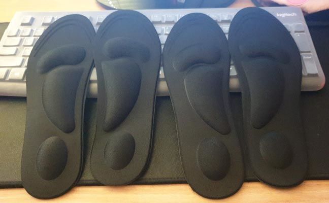 Customer photo review of Semelles Orthopédiques 4D Anti douleur à mémoire de Forme - Confort très longue durée