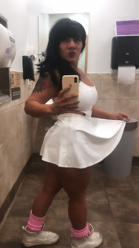 Customer photo review of White Tennis Dress