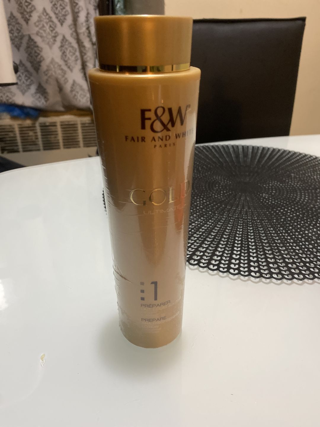 Customer photo review of Fair and White 1: Gold AHA Brightening Lotion 350ml / 11.8fl. oz