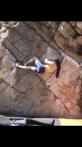 Customer photo review of Criss Cross Sports Bra - Lime | MT LUXE