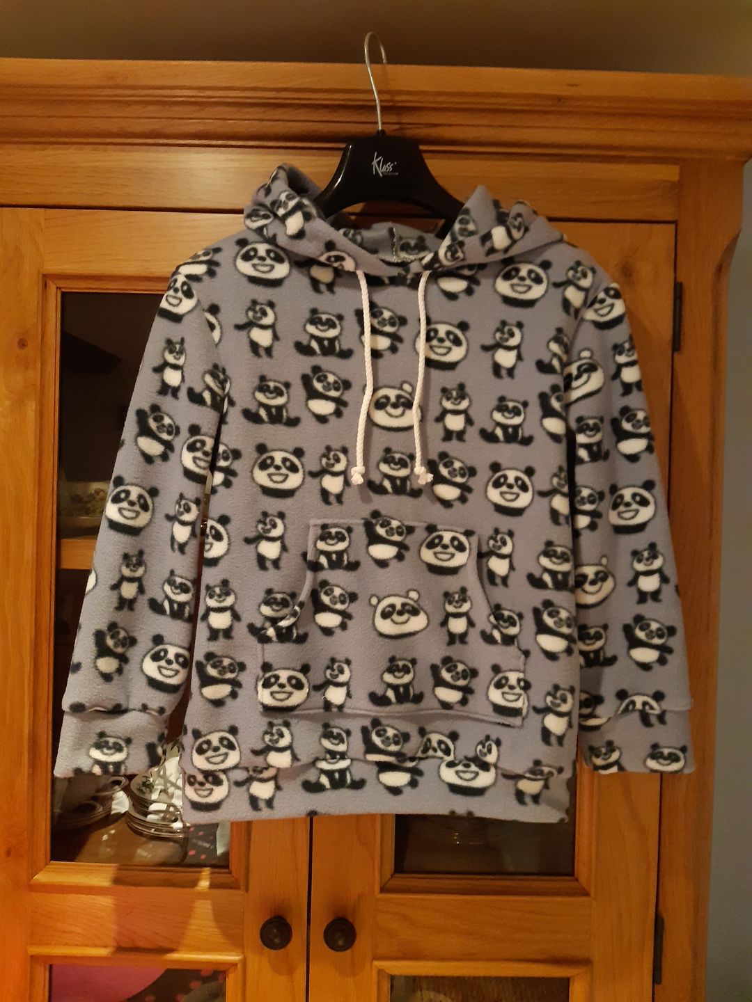 Customer photo review of Grey Panda Anti Pill Polar Fleece Fabric