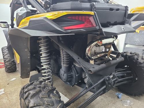Customer photo review of RPM-SxS X3 Slip On Exhaust Sport Muffler Can Am Maverick X3 Turbo R & RR 2017-2022