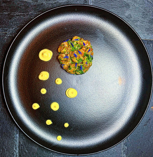 Customer photo review of The Taste Menüteller Ø 26 cm - Premium Black - (2er-Set)