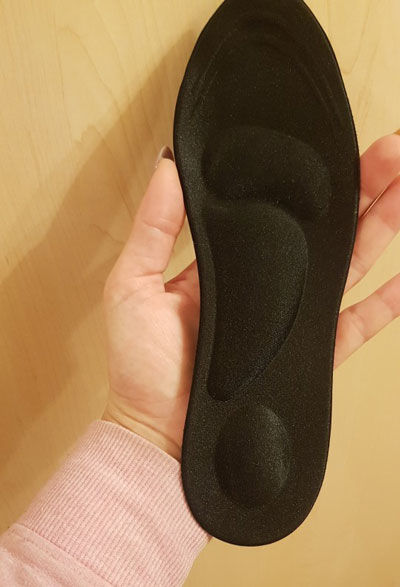 Customer photo review of Semelles Orthopédiques 4D Anti douleur à mémoire de Forme - Confort très longue durée