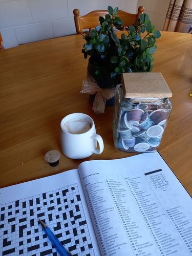 Customer photo review of Regular Starter Pack - 50 Capsules + Free Box Caramel Blend $29.25 - 48c per capsule