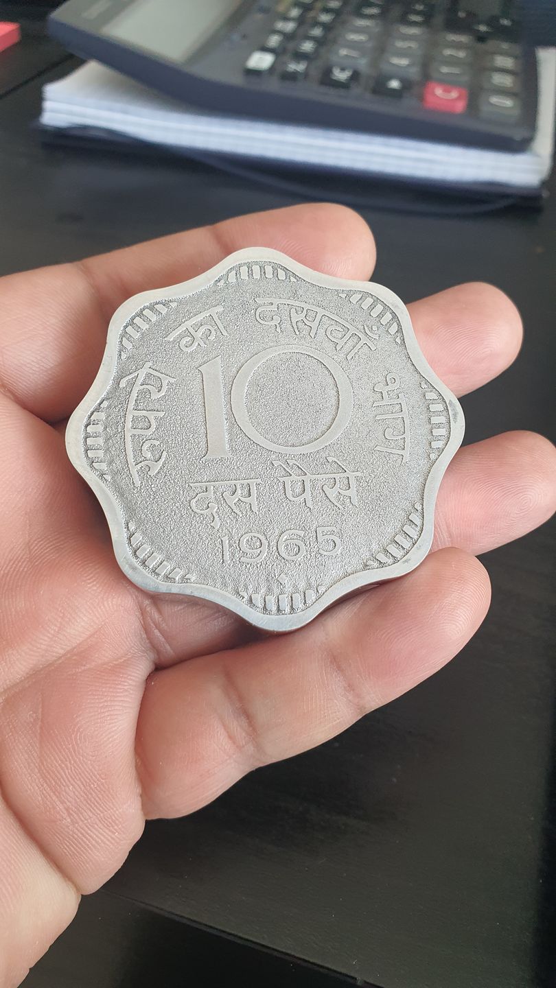 Customer photo review of Paperweight 10 Paise
