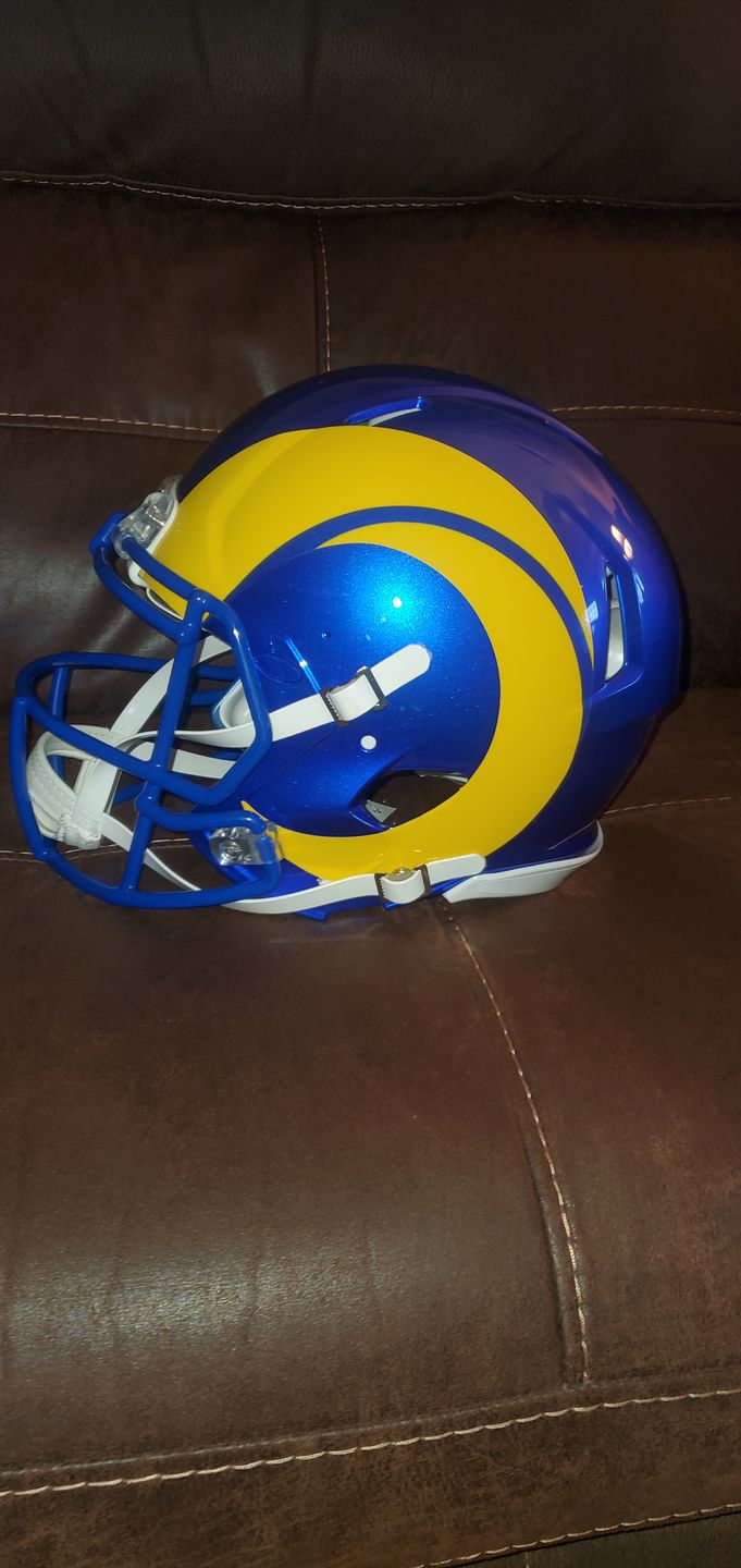 Customer photo review of LA Rams Riddell Speed Authentic Football Helmet