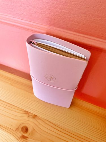 Customer photo review of Tsuki ‘Sakura Journey’ Limited Edition Travel Notebook ☾