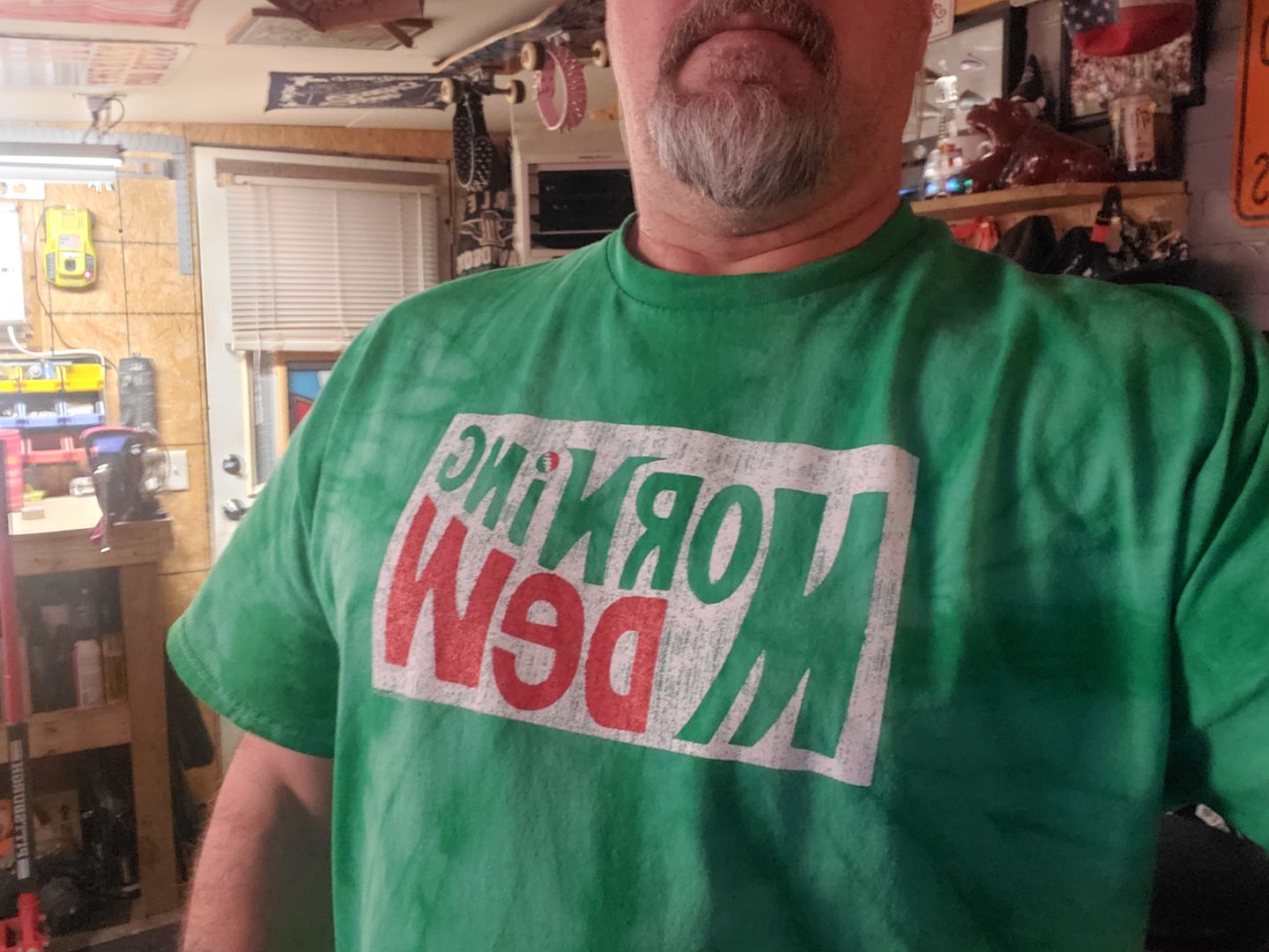 Customer photo review of Grateful Dead Morning Dew Tie Dye T Shirt