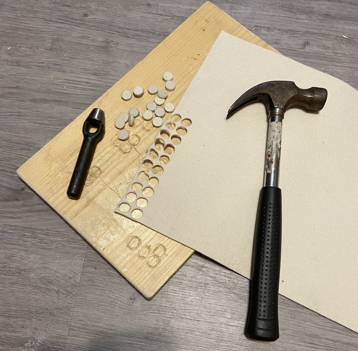 Customer photo review of F-1 Industrial Felt By Foot