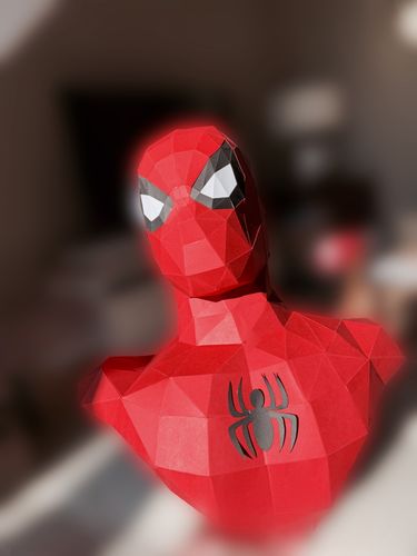 Customer photo review of Patrons Buste Spiderman (pdf)