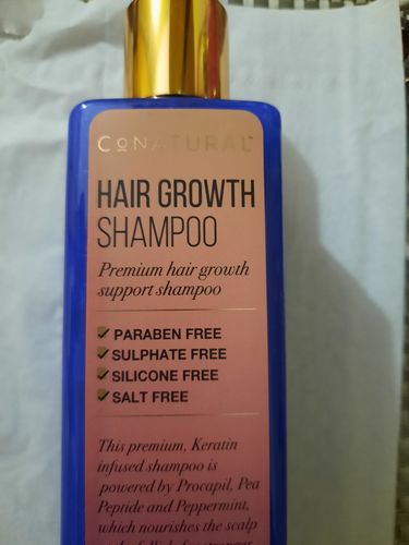 Customer photo review of Hair Growth Shampoo