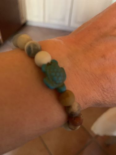 Customer photo review of "Turtle" tracking bracelet