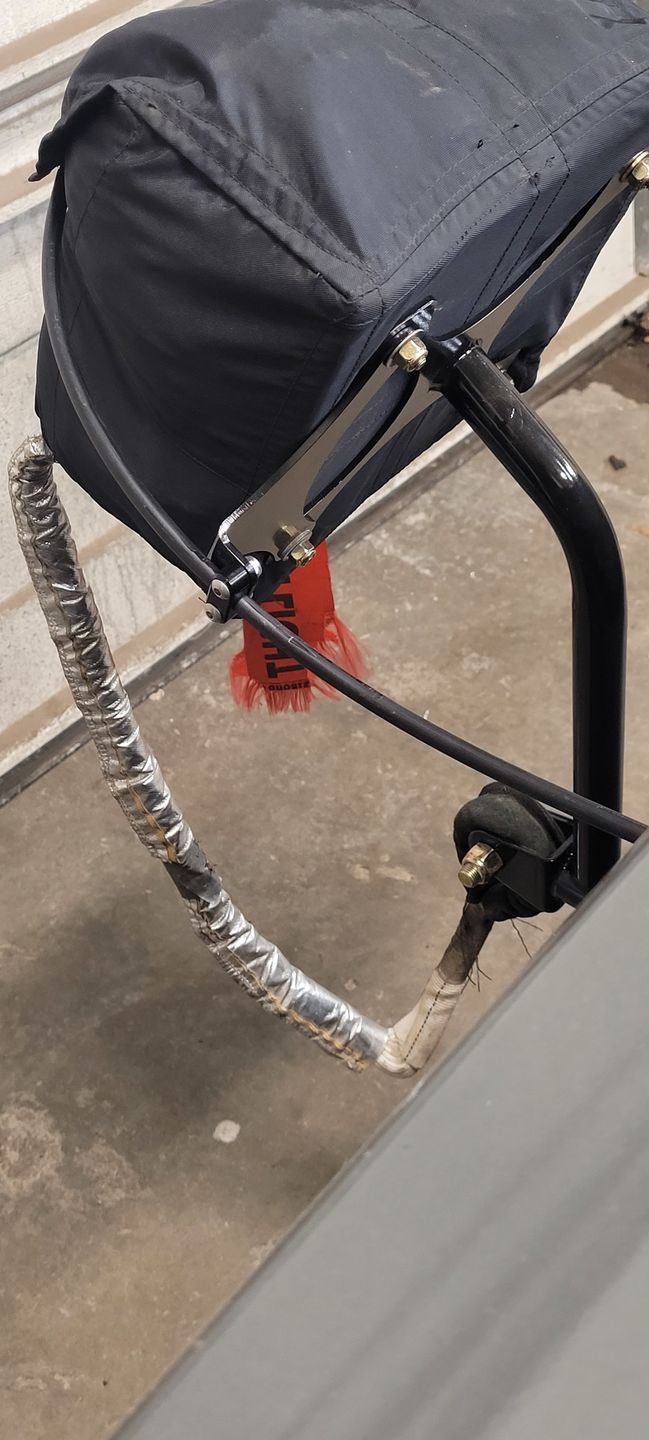 Customer photo review of Motion Raceworks Parachute Cable Holder 14-00007