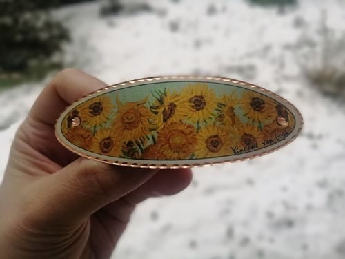 Customer photo review of Van Gogh Sunflowers Tablo Tasarım Toka
