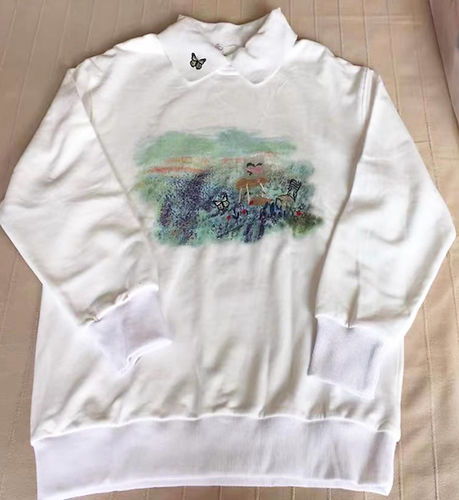 Customer photo review of Impressionism Painting Sweatshirt