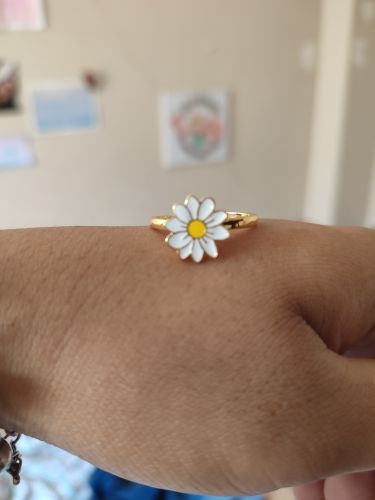 Customer photo review of Rotierender Anti-Stress-Ring Margerite