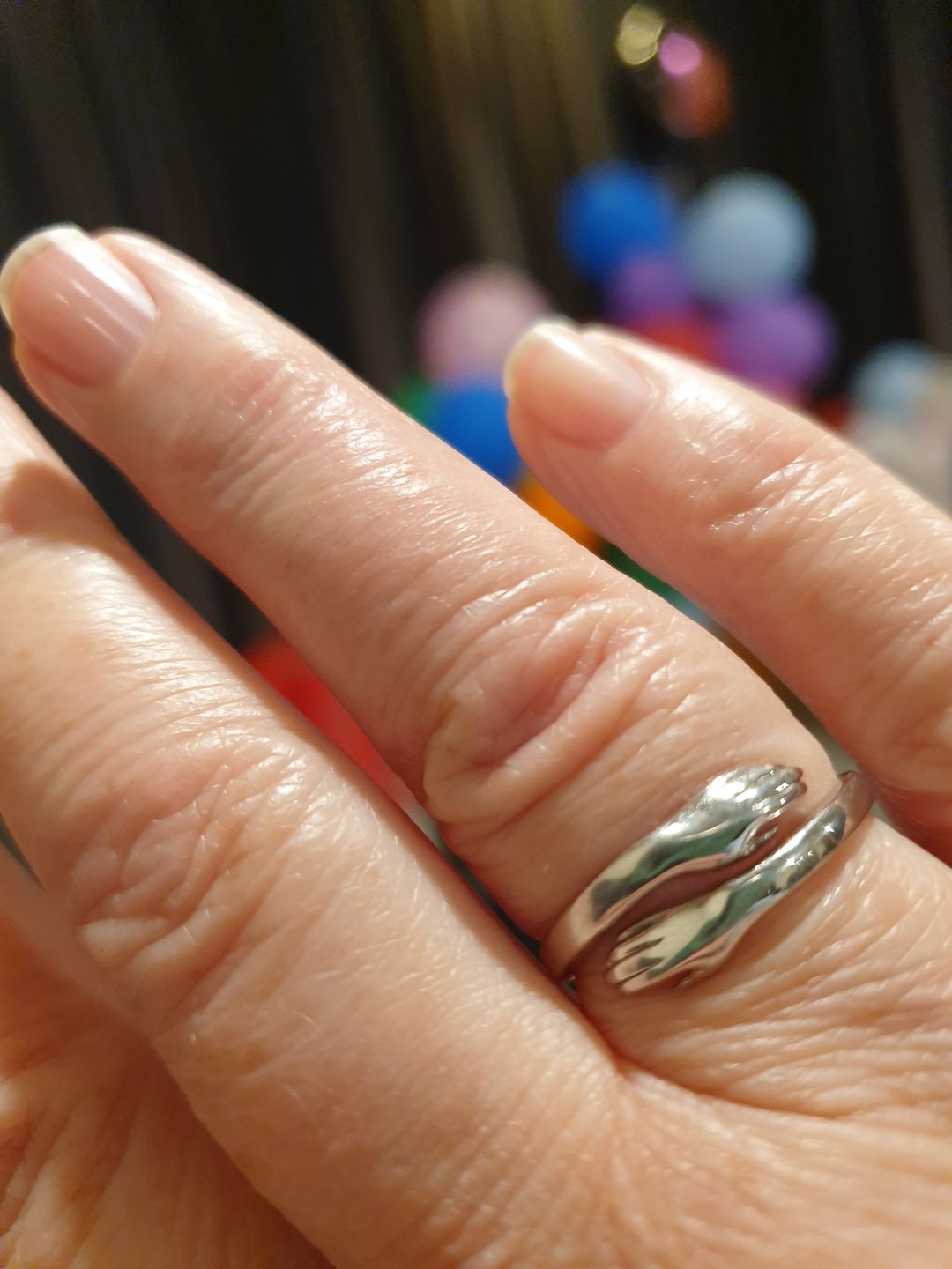 Customer photo review of Embrace | Hug Ring | 925 Sterling Silver