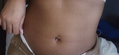 Customer photo review of Faux piercing Papillon
