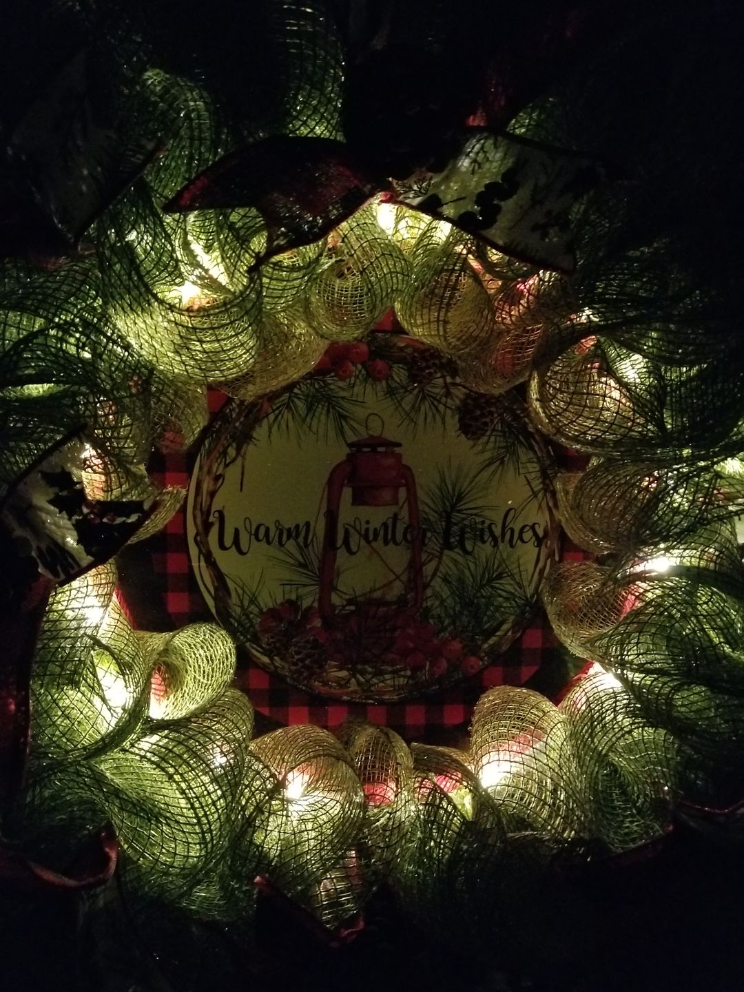 Customer photo review of 7 FT | 20 LED Weatherproof Battery Operated Copper Wire Warm White Fairy String Lights With Timer