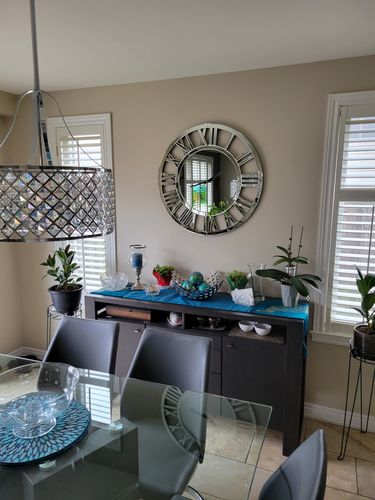 Customer photo review of 32" Luxury Real Mirrored Clock