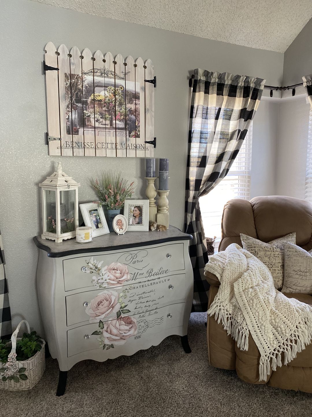 Customer photo review of Luxe Grey - One Step Paint