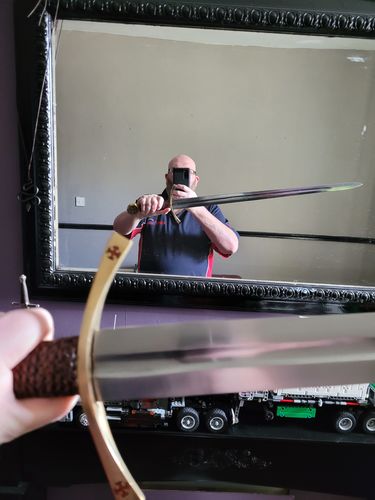 Customer photo review of Crusader Sword