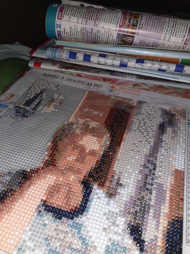 Kundenbewertung mit Foto zu Eigenes Foto / Eigenes Design Diamond Painting