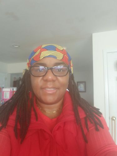 Customer photo review of Locs/ Natural Hair Headband (FINAL SALE)