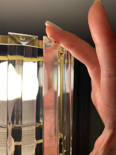 Customer photo review of 3 Light Crystal Shaded Sputnik Chandelier