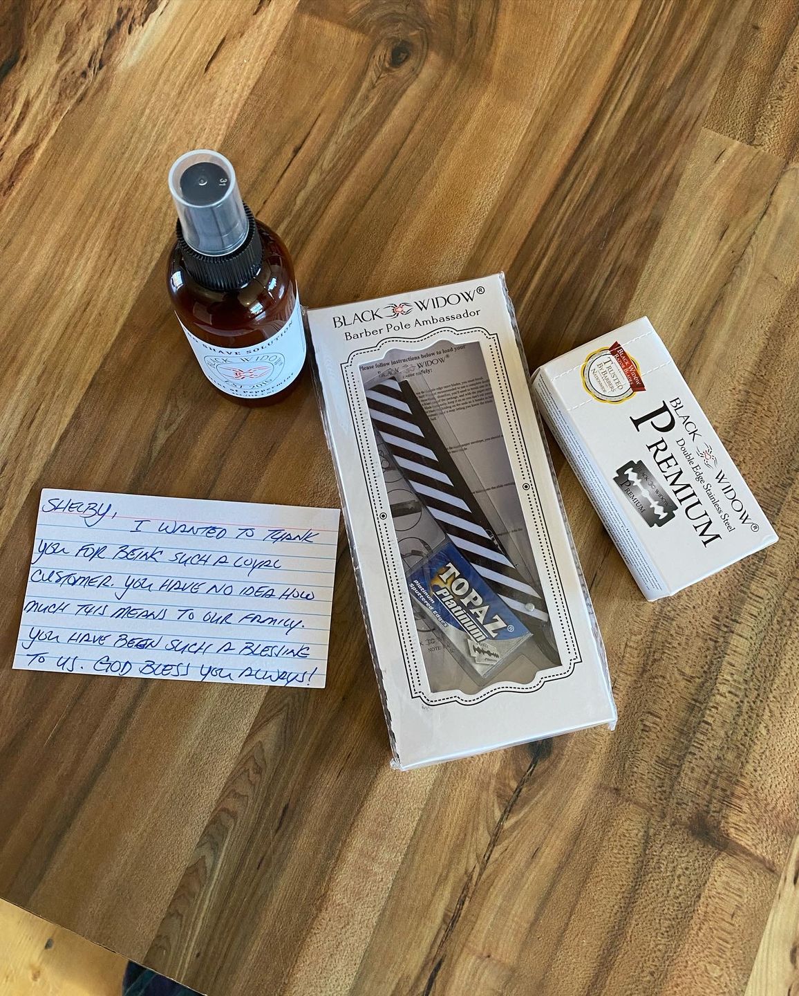 Customer photo review of PRO SHAVE SOLUTION