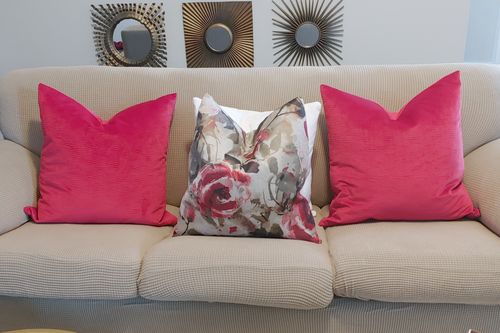 Customer photo review of Down Feather Pillow Insert