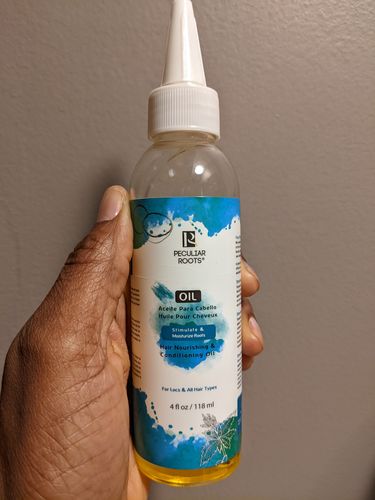 Customer photo review of Nourishing & Conditioning Hair Oil | 4 oz