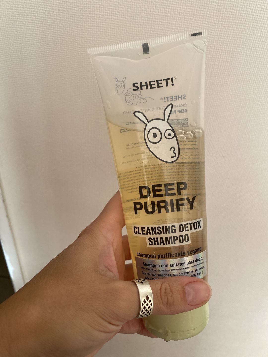 Customer photo review of Shampoo DETOX y pelo graso