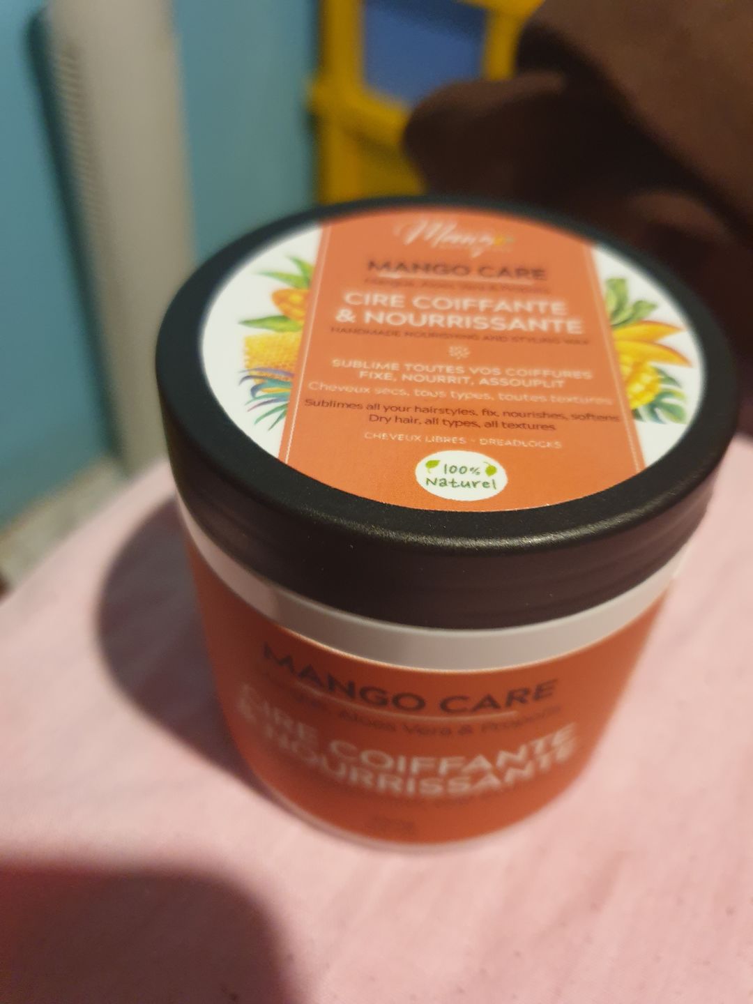 Customer photo review of Cire coiffante et nourrissante