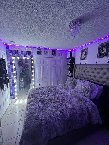 Customer photo review of Pluffy™ Tie-Dyed Bed Set