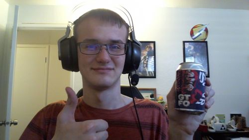 Customer photo review of GTFO Soda - Blueberry Sour