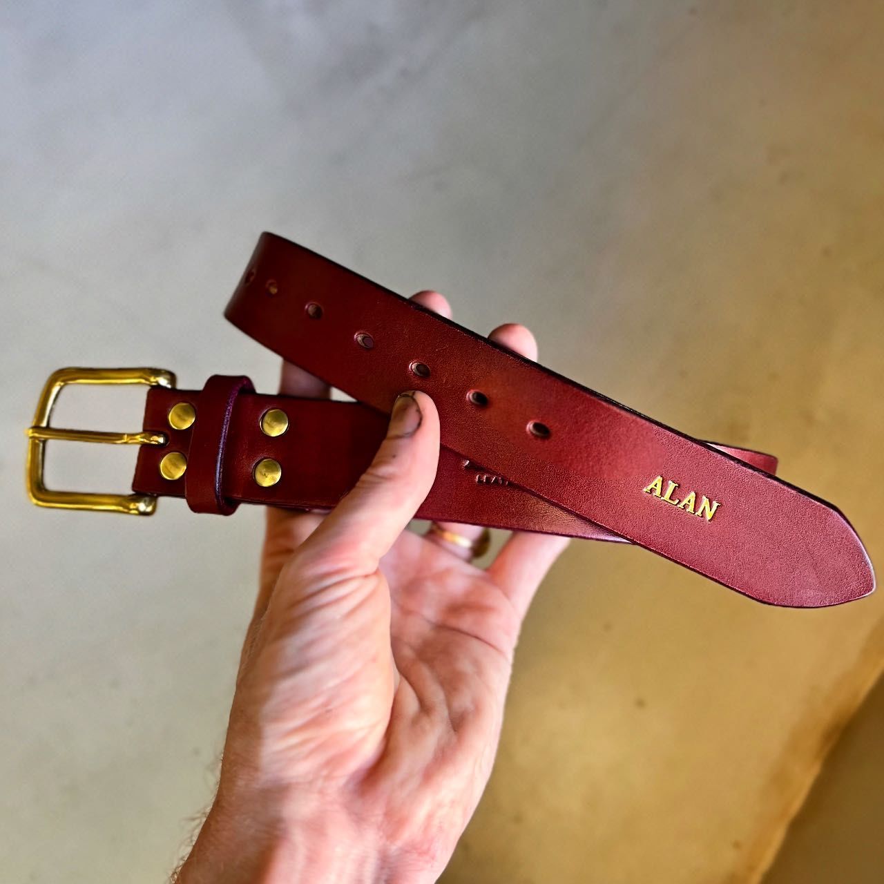 Customer photo review of Add custom embossing to your product