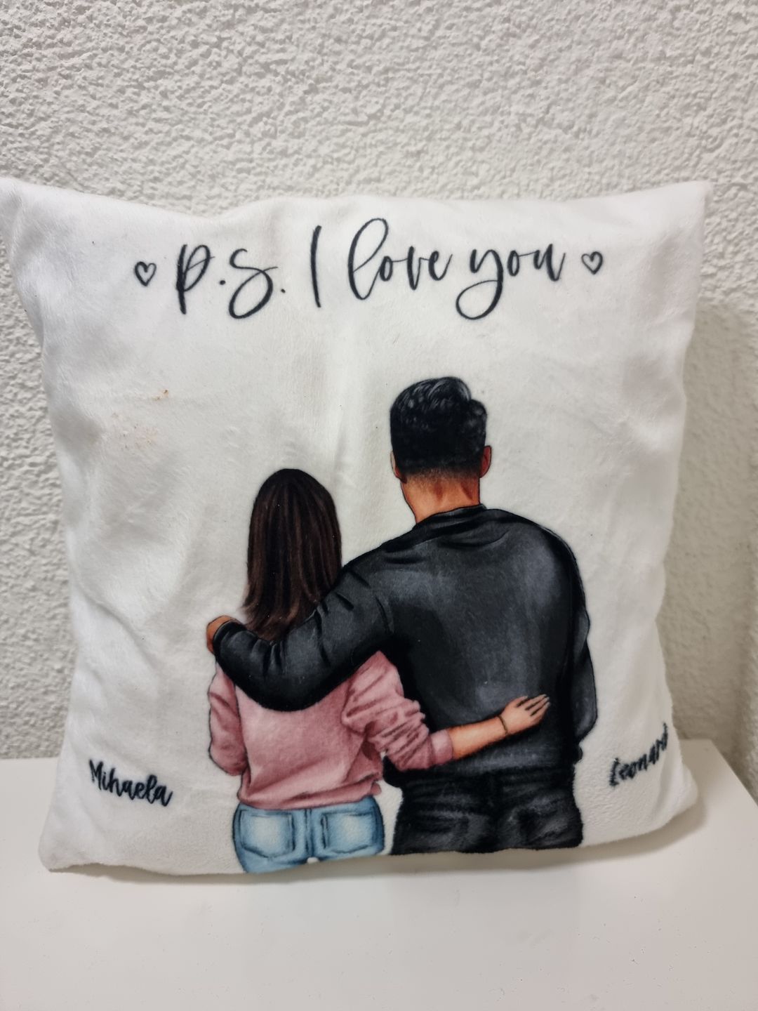 Customer photo review of Pärchen - Personalisiertes Kissen